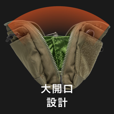 大開口設計