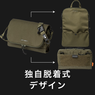 独自脱着式デザイン